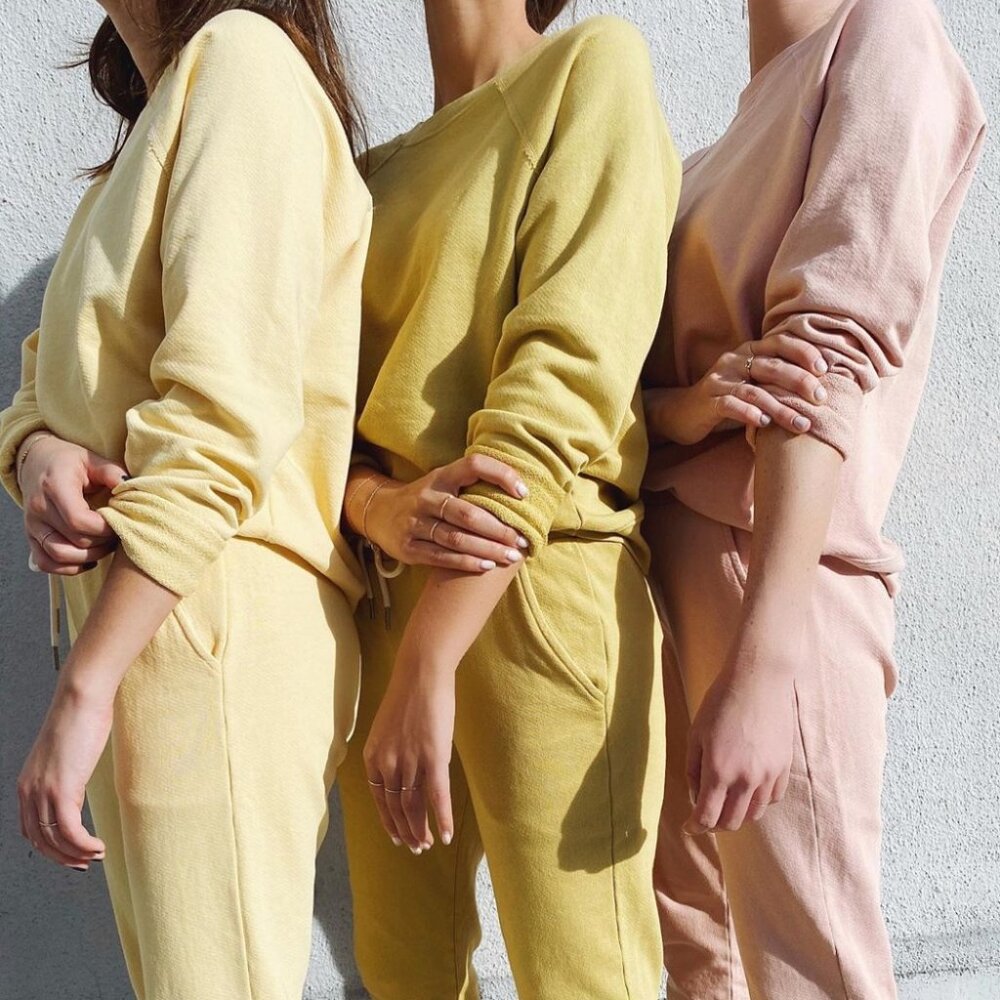 MATE Lounge Set / Pear / XS / Crew neck sweater + joggers